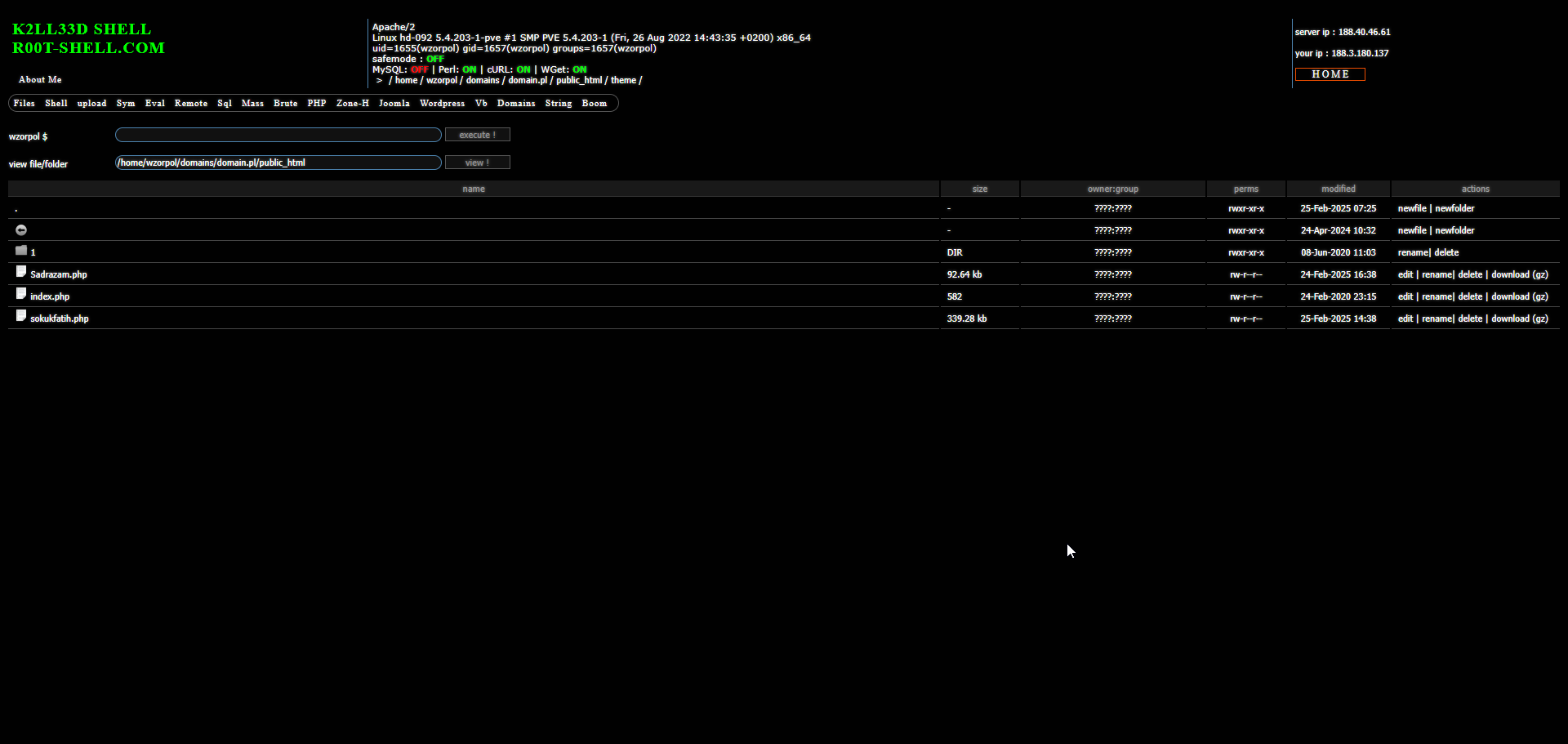 K2ll33d Shell: Análisis de una Herramienta de Hacking