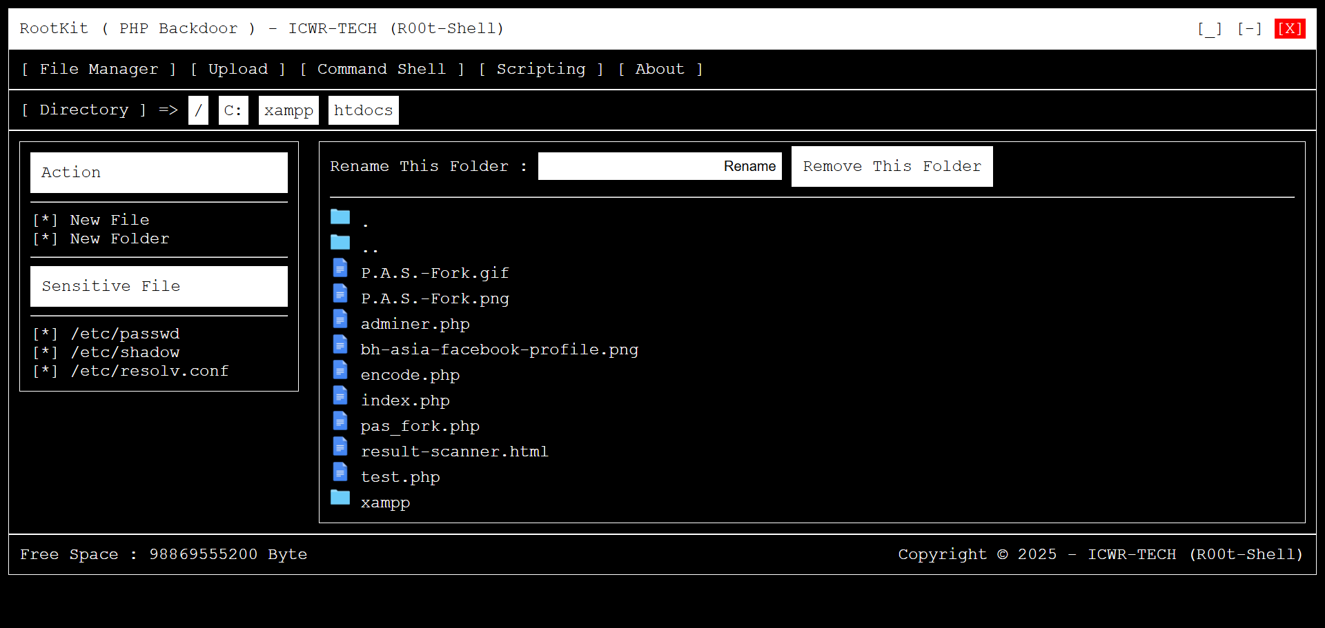 PHP RootKit Backdoor – विशेषताएँ और सुरक्षा जोखिम