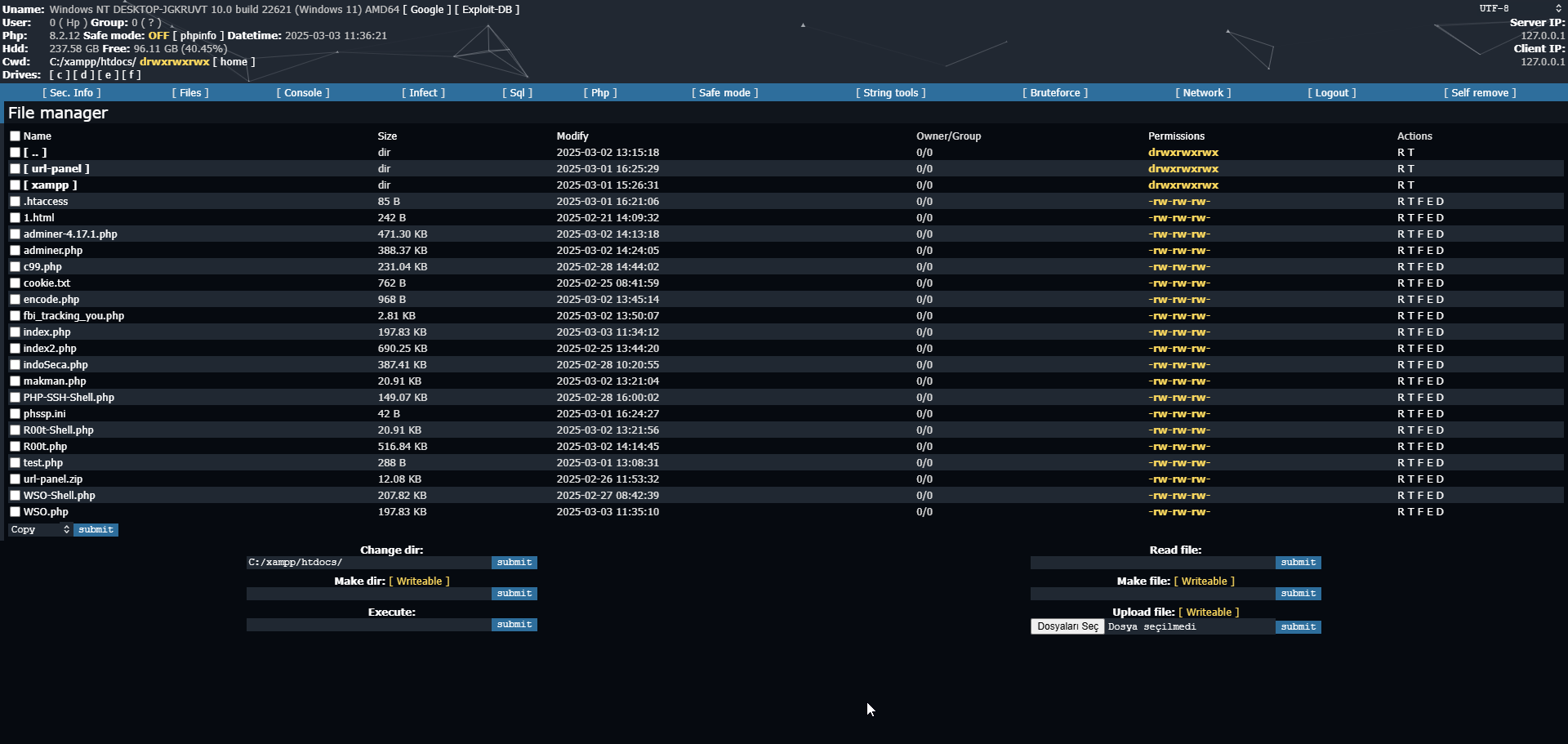 WSO (Web Shell by oRb) User Guide