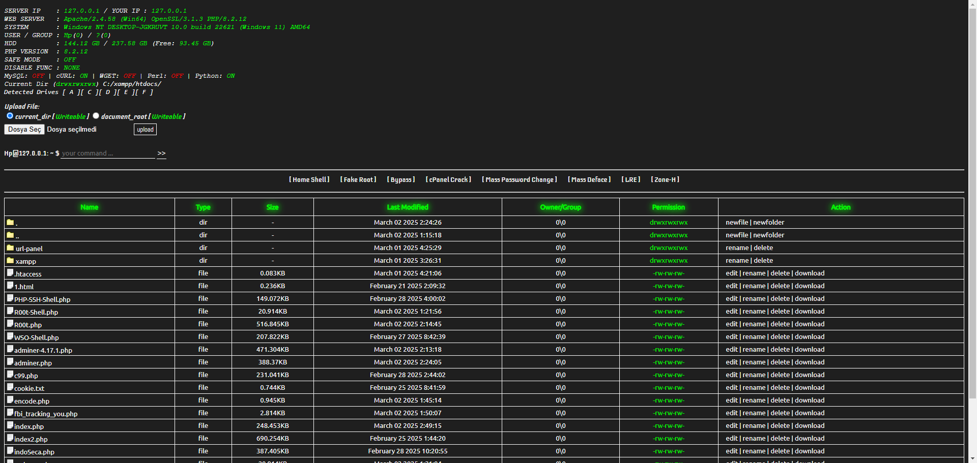 IndoXploit Modified WebShell: Features, Usage, and Guide